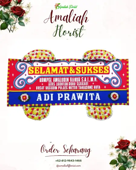 Papan Bunga Ucapan Selamat Diwak